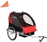 vidaXL Kinderfahrradanh&auml;nger 2-in-1 Anh&auml;nger Fahrradanh&auml;nger Kinderanh&auml;nger