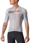 Castelli Herren Climber's 3.0 Sl Jersey T-Shirt, Silbergrau/Dunkelgrau, 3XL