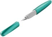 Pelikan Twist F&uuml;llhalter, Edelstahl-Feder in Strichbreite M inkl. Tintenpatrone,