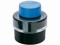 LAMY T 51 Tinte 828 – Tintenfass mit Restsammelbecken in der Farbe Blau (löschbar)