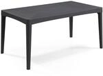 Allibert Girona Gartentisch 160x90 Anthrazit | Robuster Esstisch f&uuml;r bis zu 6