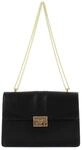Seidenfelt Roros Big - Schultertasche 28 cm black gold