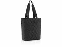 reisenthel classic shopper M rhombus black – Geräumige Shopping Bag und edle