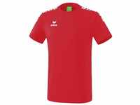 ERIMA Erwachsene T-shirt Essential 5-C, rot/weiß, S, 2081933
