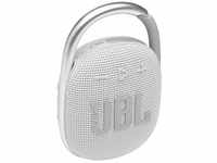 JBL CLIP 4 Bluetooth Lautsprecher in Weiß – Wasserdichte, tragbare Musikbox...