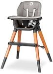 LIONELO Mona 4in1 Kinderhochstuhl, hochstuhl, hoher, verstellbarer Stuhl, abnehmbares