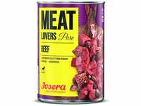 Josera Meat Lovers Pure Beef | Nassfutter für Hunde | hoher Fleischanteil 