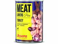 Josera Meat Lovers Pure Turkey | Nassfutter für Hunde | hoher Fleischanteil 