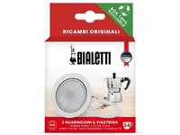 Bialetti Ricambi, Includes 3 Gaskets and 1 Plate, Compatible with Moka Express,