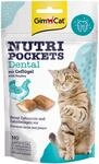 GimCat Nutri Pockets Dental - Knuspriger Katzensnack mit cremiger F&uuml;llung und