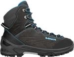 LOWA Stiefel mittel CADIN GTX MID JUNIOR [2024] anthrazit/t&uuml;rkis, 34