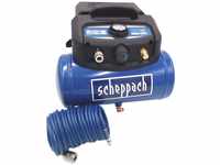 Scheppach Druckluft Kompressor HC06 mit Schlauch 6L 9,7kg ölfrei...