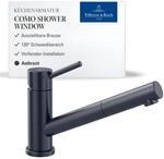 Villeroy & Boch Como Shower Window Hochdruck-K&uuml;chenarmatur mit ausziehbarer