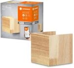 LEDVANCE ORBIS WOOD SMART+ Wi-Fi Leuchte, dimmbare LED Innenwandleuchte, 7W