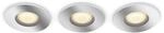 Philips Hue White Ambiance Adore 3er Deckenspots rund, silber 3x250lm inkl.