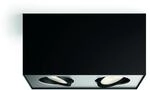 Philips myLiving LED Spot Box 2-flammig, 9W,schwarz, 1 St&uuml;ck (1er Pack)