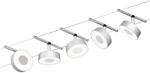 Paulmann 94475 LED Seilsytem Circle Basisset 5x400lm incl. 5x5 W Warmwei&szlig; Chrom