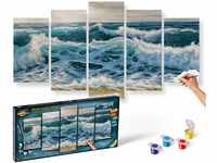 Schipper 609450865 Malen nach Zahlen - Stürmische See - Bilder malen für