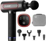 Fitleap Massagepistole, Massage Gun Pro mit 6 K&ouml;pfen und 6 Modi, Muskel