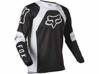 Fox Racing Herren 180 Lux Motocross Trikot Jersey, schwarz/weiß, X-Large