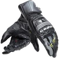 Dainese Druid 4 Motorradhandschuhe, schwarz/grau/gelb, L