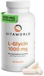 L-Glycin - Glycin hochdosiert 1000mg pro Tag (120 vegane Kapseln) -...