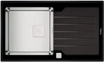 TEKA Einbausp&uuml;le DIAMOND RS15 1B 1D 86 REV 2&Oslash; BLACK 115100011
