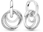Pandora 291156C01 Kreise Creolen Ohrringe