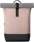Johnny Urban Rucksack Damen Rosa Grau - Harvey Medium - Rolltop Mit Laptopfach f&uuml;r