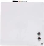 Nobo Quadratisches Magnetisches Mini-Whiteboard, Rahmenlos, Trocken Abwischbar,