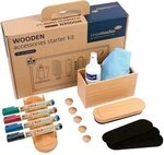 Whiteboard Accessoire Starter Kit Legamaster WOODEN 17-teilig &ndash; Nachhaltiges
