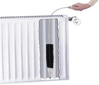 Maximex Flachheizk&ouml;rper-B&uuml;rste - flexibel, Kunststoff, 5.5 x 120 x 5.5 cm, Schwarz,