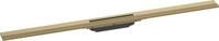 hansgrohe Fertigset Duschrinne RainDrain Flex, Abflussrinne 1000mm, Bodenablauf