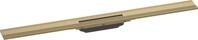 hansgrohe Fertigset Duschrinne RainDrain Flex, Abflussrinne 900mm, Bodenablauf Dusche
