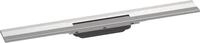 hansgrohe Fertigset Duschrinne RainDrain Flex, Abflussrinne 700mm, Bodenablauf Dusche