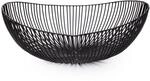 Eisenkorb oval schwarz Meo Metallskulpturen