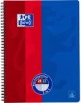 Oxford Collegeblock A4+ Duo 80 Blatt blau/rot, 1er Pack
