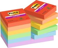 Post-it Super Sticky Notes Playful Collection, 12 Bl&ouml;cke, 90 Blatt pro Block, 47,6