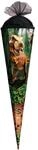 ROTH Schult&uuml;te gro&szlig; Tyrannosaurus 85 cm - 6-eckig Rot(h)-Spitze T&uuml;llverschluss -
