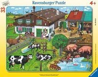Ravensburger Kinderpuzzle - 06618 Tierfamilien - Rahmenpuzzle f&uuml;r Kinder ab 4