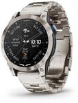 Garmin - 010-02582-51 - D2&trade; Mach 1 - Smartwatch mit bel&uuml;ftetem Titanarmband und