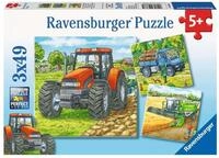 Ravensburger Kinderpuzzle - 09388 Gro&szlig;e Landmaschinen - Puzzle f&uuml;r Kinder ab 5