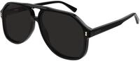 GUCCI Mens GG1042S Sunglasses, Black-Black-Grey, 60