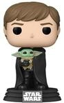 Funko Pop! Star Wars: The Mandalorian - Luke Skywalker mit Grogu (The Child, Baby