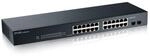 Zyxel Netzwerk Switch 24 Port | Smart Managed Gigabit LAN Splitter | 24x GbE RJ-45