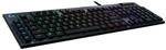 Logitech G815 mechanische Gaming-Tastatur | Clicky GL-Tasten-Switch mit flachem
