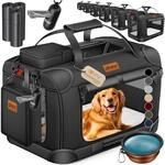 LOVPET&reg; Transportbox Hund Katze Transporttasche XXL 92x64x64cm | Hunde-Tragetasche