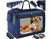 Lovpet® Transportbox Hund Katze Transporttasche XXL 91,4x63,5x63,5cm 