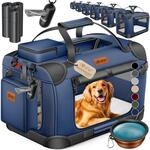 LOVPET&reg; Transportbox Hund Katze Transporttasche XXL 92x64x64cm | Hunde-Tragetasche