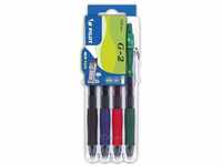 Pilot Pen 2605S4E - Gelschreiber G2, 4er Set, schwarz, rot, blau und grün